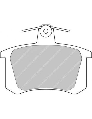 Pastillas Ferodo Racing DS2500 Audi 200 traseras
