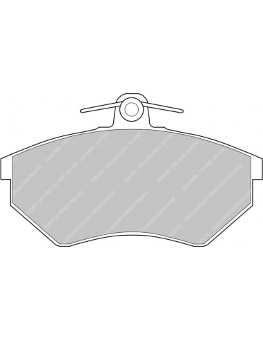 Pastillas Ferodo Racing DS2500 Volkswagen Passat 35i delanteras (Tipo 1)