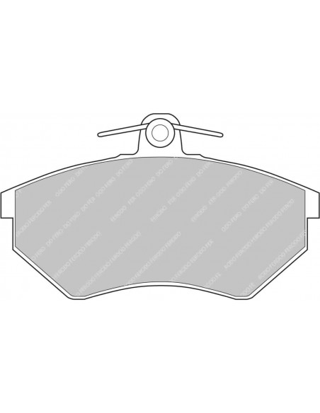 Pastillas Ferodo Racing DS2500 Volkswagen Passat 35i delanteras (Tipo 1)
