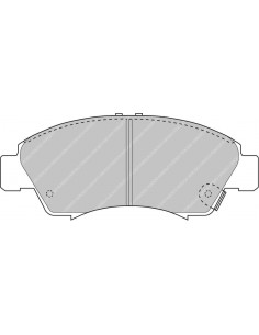 Pastillas Ferodo Racing DS2500 Honda Civic EG/EH delanteras (Tipo 2)