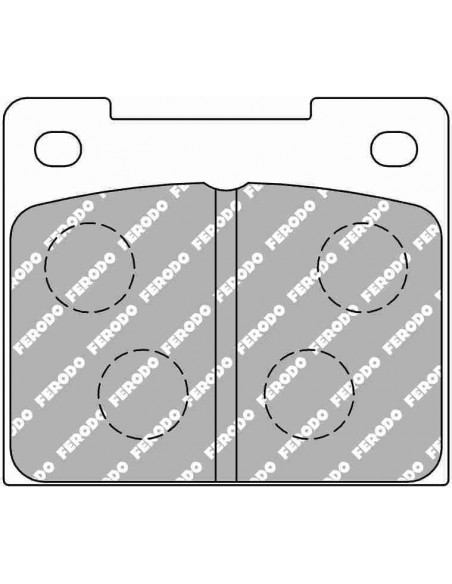 Pastillas Ferodo Racing DS3000 Citroen C2 R2 traseras