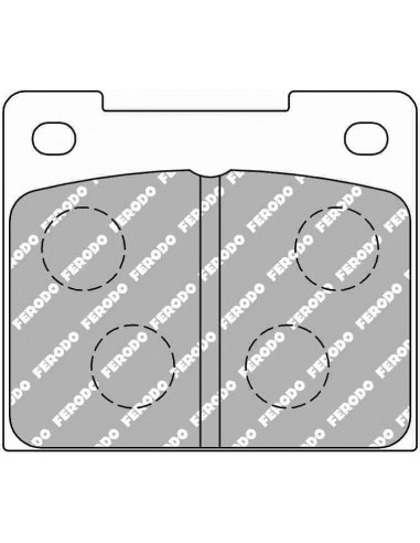 Pastillas Ferodo Racing DSUno Peugeot 208 R2 Rally traseras