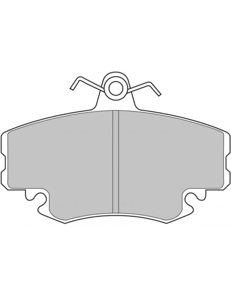 Pastillas Ferodo Racing DS2500 Citroen ZX delanteras (Tipo 3)