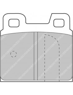 Pastillas Ferodo Racing DS2500 Alfa Romeo Alfetta traseras (Tipo 2)