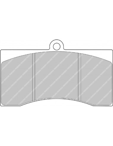 Pastillas Ferodo Racing DSUno Aston Martin Volante delanteras (Pinza Brembo)(Tipo 2)
