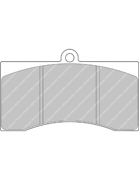 Pastillas Ferodo Racing DSUno Aston Martin Volante delanteras (Pinza Brembo)(Tipo 2)