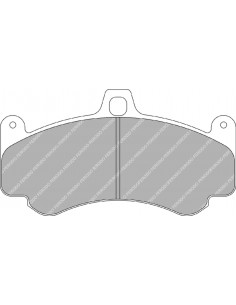 Pastillas Ferodo Racing DS3.12 Porsche 911 997 3.6 Turbo/GT2/3.8 Turbo/Turbo S/GT3 delanteras