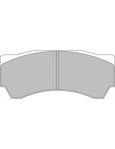 Pastillas Ferodo Racing DS2500 Mitsubishi Lancer Evo VIII delanteras (Pinza Alcon)