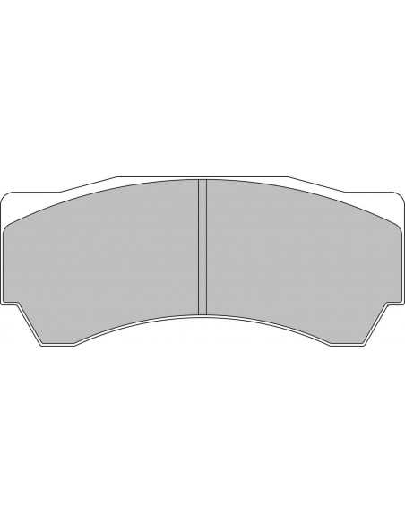 Pastillas Ferodo Racing DS2500 Mitsubishi Lancer Evo VIII delanteras (Pinza Alcon)