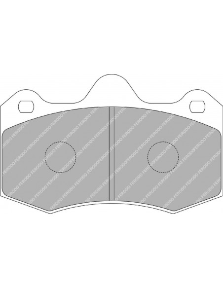 Pastillas Ferodo Racing DS3.12 Mclaren 570 GT/S traseras