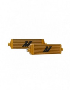Intercooler universal Mishimoto J-Line Dorado