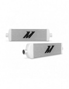 Intercooler universal Mishimoto J-Line Negro/Plata