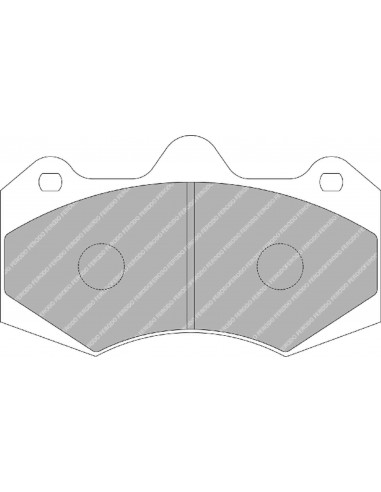 Pastillas Ferodo Racing DS2500 Seat Leon Mk2 Supercopa delanteras