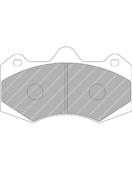 Pastillas Ferodo Racing DS2500 Seat Leon Mk2 Supercopa delanteras