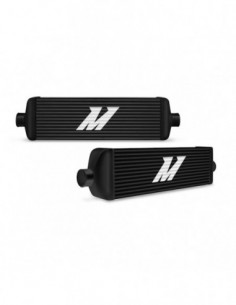 Intercooler universal Mishimoto J-Line Negro/Plata 2