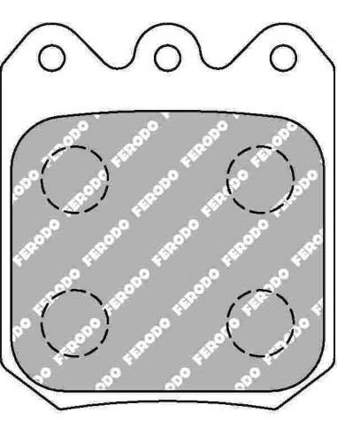 Pastillas Ferodo Racing DS2500 FRP3104 Wilwood