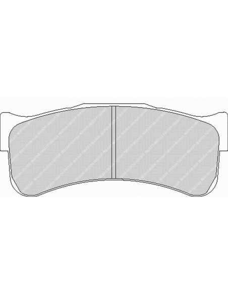 Pastillas Ferodo Racing TL66 Aston Martin Vantage AMR GT4 11-17 delanteras