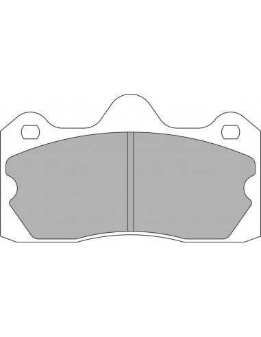 Pastillas Ferodo Racing DS1.11 Lotus Exige 3.5 420 17- traseras