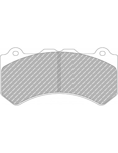 Pastillas Ferodo Racing DS1.11 Jeep Grand Cherokee IV 6.4 SRT8 delanteras