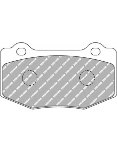 Pastillas Ferodo Racing DS2500 Ford Mustang Coupé 5.2 V8 Shelby GT350 traseras