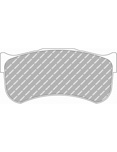 Pastillas Ferodo Racing DS3.12 FRP3153 Alcon/Brembo (Rodadas)