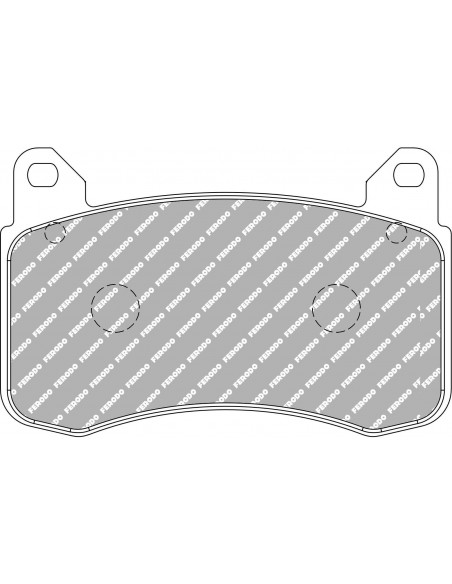 Pastillas Ferodo Racing DS2500 Tesla Model 3 delanteras (Con Pack Sport)