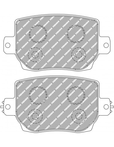 Pastillas Ferodo Racing DS2500 Tesla Model 3 traseras (Con Pack Sport)