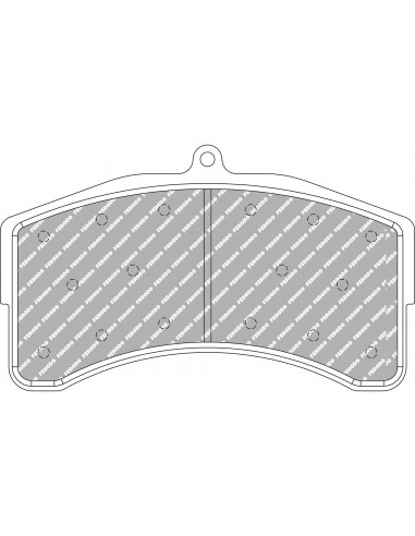 Pastillas Ferodo Racing DS3.12 Lamborghini Huracan GT3 Super Trofeo Evo 2 delanteras (Rodadas)