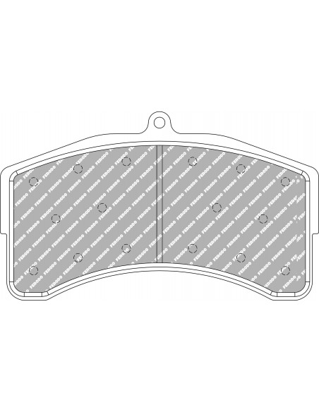 Pastillas Ferodo Racing DS3.12 Lamborghini Huracan GT3 Super Trofeo Evo 2 delanteras (Rodadas)