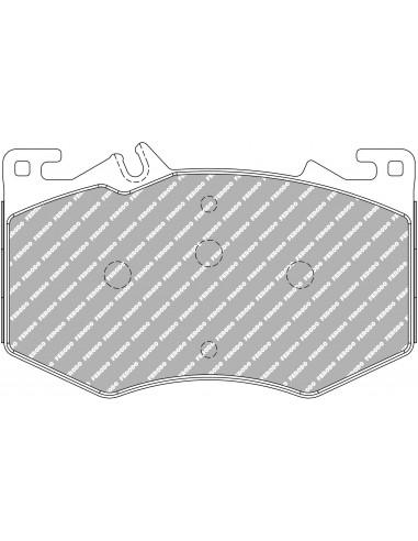 Pastillas Ferodo Racing DS2500 Mercedes-Benz CLA 35/45 AMG C118 delanteras (Sin paquete sport)