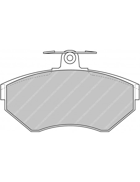 Pastillas Ferodo Racing DS Performance Seat Ibiza 6K delanteras (Tipo 8)