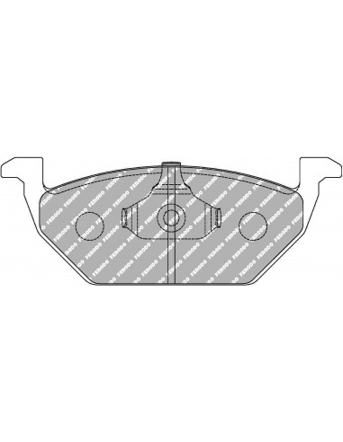 Pastillas Ferodo Racing DS Performance Audi A1 8X delanteras (PR 1ZG)