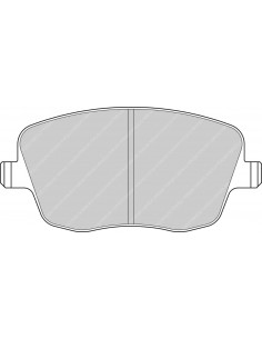 Pastillas Ferodo Racing DS Performance Seat Ibiza 6J Sportcoupé 1.2TSI delanteras