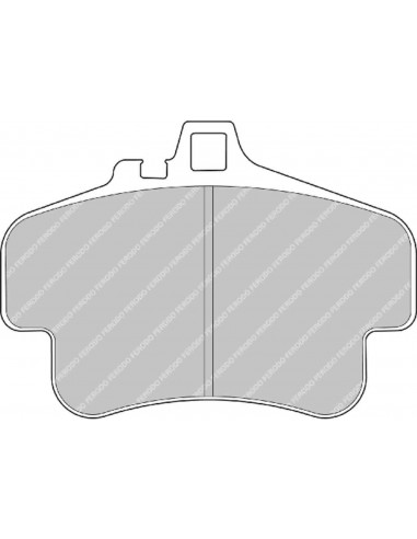 Pastillas Ferodo Racing DS Performance Porsche Boxster S 986/987 delanteras