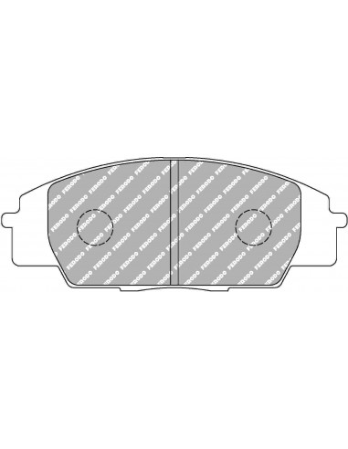 Pastillas Ferodo Racing DS Performance Honda Civic EP 01-05 delanteras