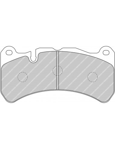 Pastillas Ferodo Racing DS Performance FRP3100 Brembo