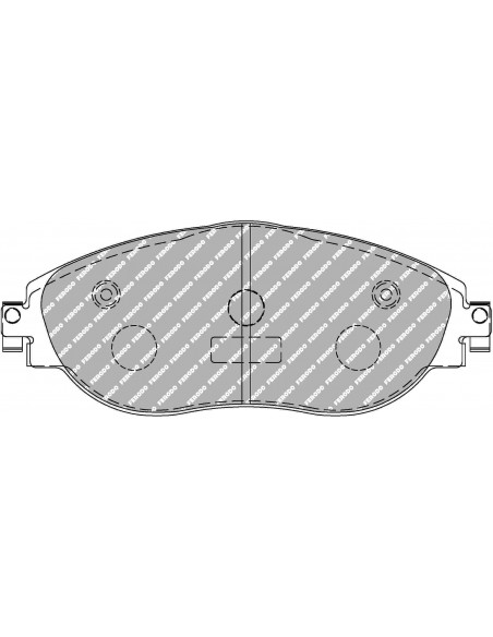 Pastillas Ferodo Racing DS Performance Volkswagen Golf VIII delanteras (Tipo 3)