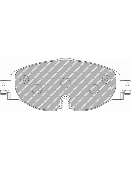 Pastillas Ferodo Racing DS Performance Volkswagen Tiguan 20- delanteras (Tipo 2)