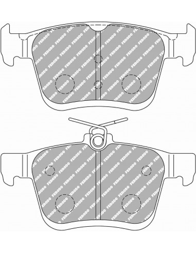 Pastillas Ferodo Racing DS Performance Audi A3 8V traseras (Disco 272mm)