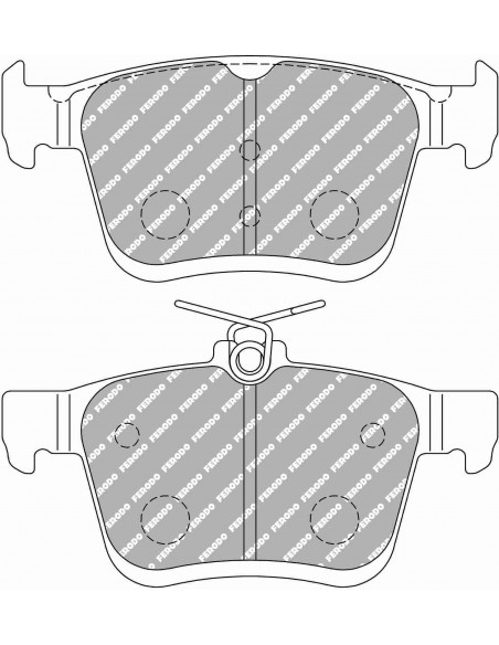Pastillas Ferodo Racing DS Performance Audi Q2 traseras