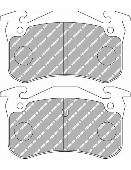 Pastillas Ferodo Racing DS Performance Peugeot 206 traseras Pastillas Ferodo Racing DS Performance Peugeot 206 traseras