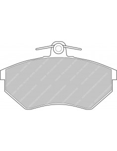 Pastillas Ferodo Racing DS Performance Audi Coupé B3 delanteras (Pinza TRW)(Tipo 1)