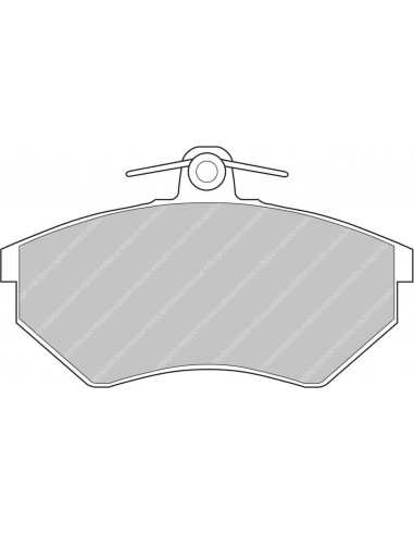 Pastillas Ferodo Racing DS Performance Seat Ibiza 6K delanteras (Tipo 7)