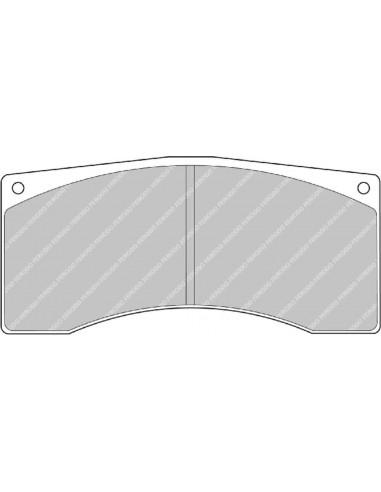 Pastillas Ferodo Racing DS Performance Citroen C3 R5 18- delanteras/traseras