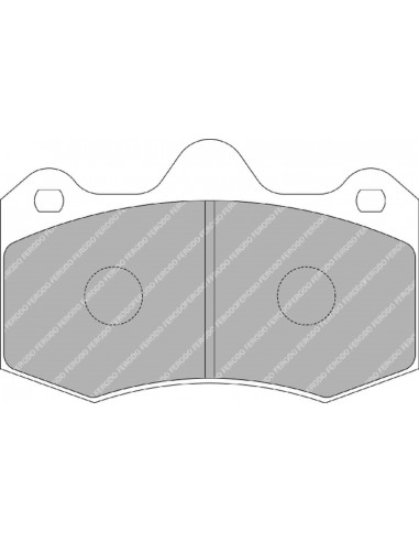 Pastillas Ferodo Racing DS Performance Lotus Evora 3.5/3.5S 09- delanteras