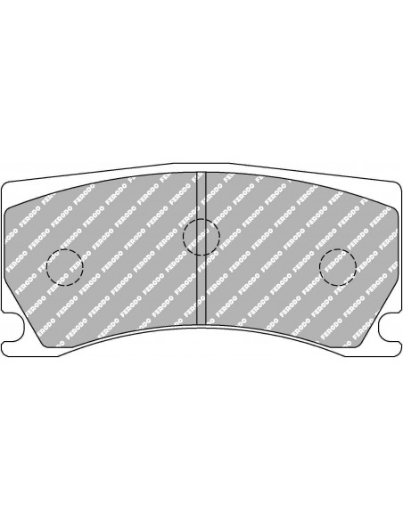 Pastillas Ferodo Racing DS Performance Jaguar XK traseras (Pinza Alcon)