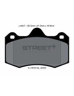 Pastillas Pagid Street+ Mclaren 650 LT/S traseras