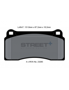 Pastillas Pagid Street+ Lamborghini Gallardo traseras
