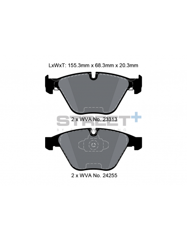 Pastillas Pagid Street+ BMW Serie 5 F10/F11 delanteras (Sin pack sport)