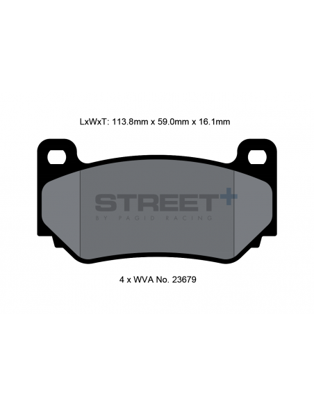 Pastillas Pagid Street+ MGF (RD) 1.8 I VVC delanteras